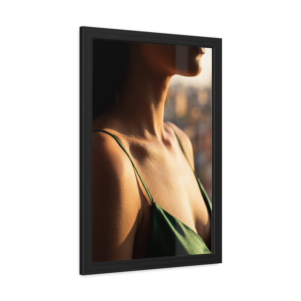 Framed Poster - Sunlit Muse Gallery Art — Portrait