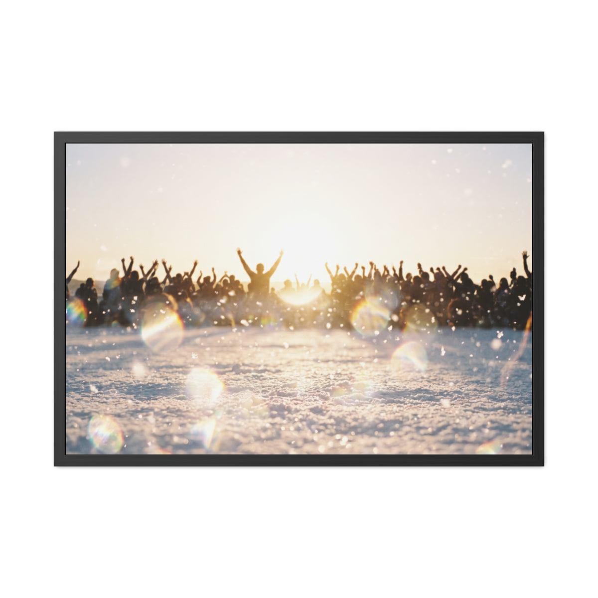 Framed Landscape Golden Hour Poster