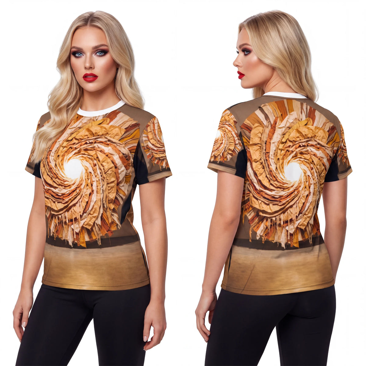Unisex Tee - Solar Vortex | Echovira Gallery