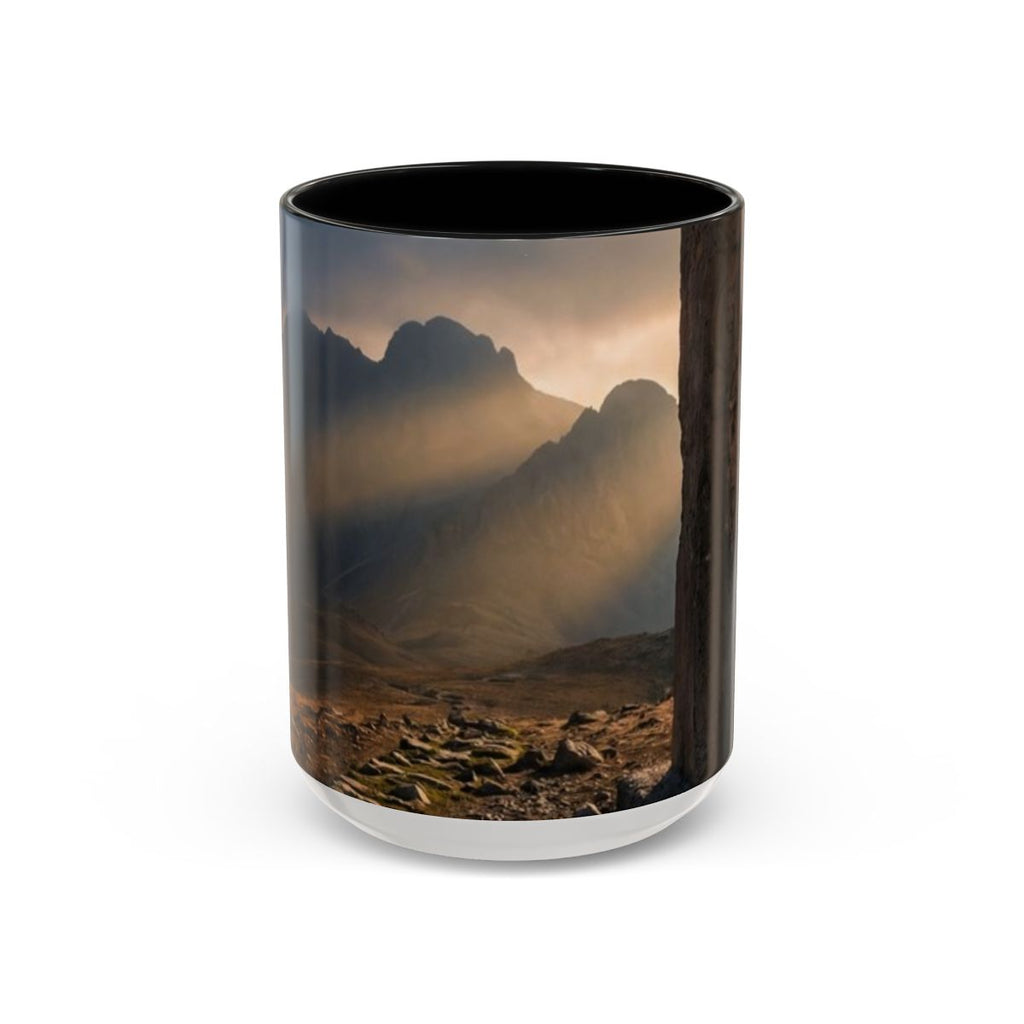 Accent Coffee Mug - Ancient Sentinel | Echovira Gallery