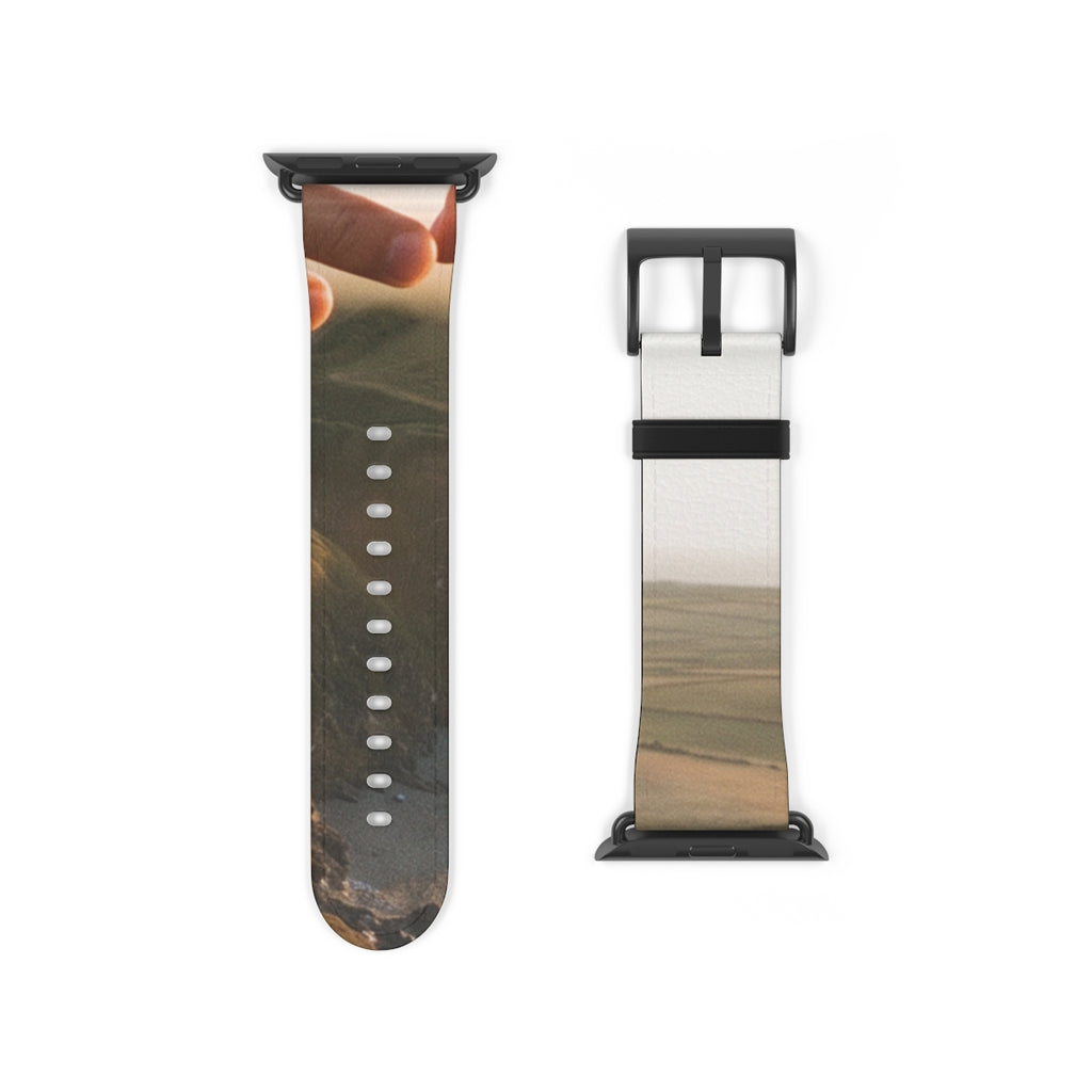 Apple Watch Band - The Infinite Touch | Ethereal Coastal Art...