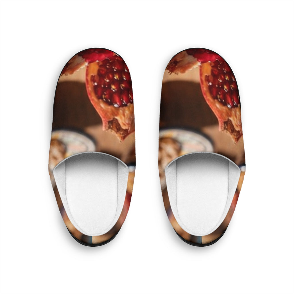 Men's Indoor Slippers - Amber Feast | Echovira Gallery