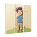 Acrylic Prints Triptych - Little Adventurer — Portrait |...