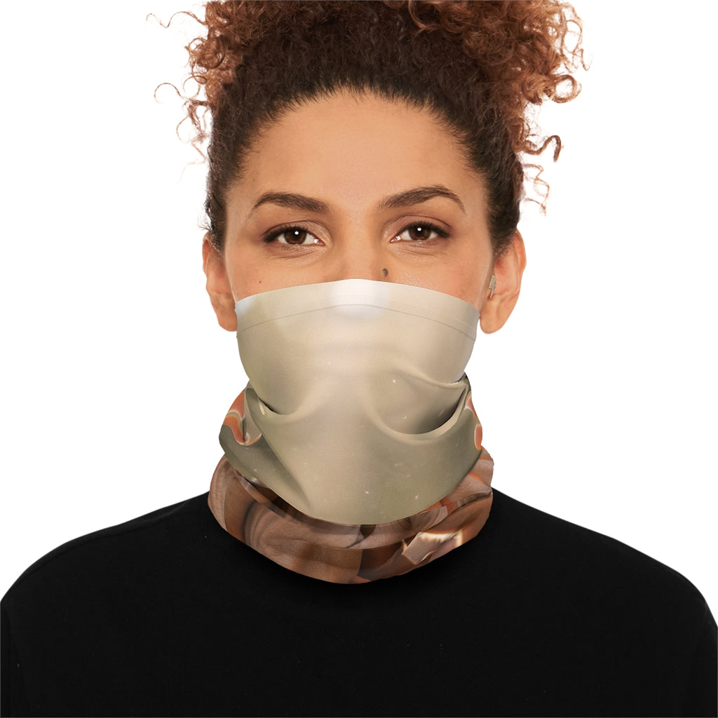 Lightweight Neck Gaiter - Golden Rays of Unity Wall Art |...