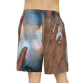 Men's Athletic Long Shorts Rainy City Art