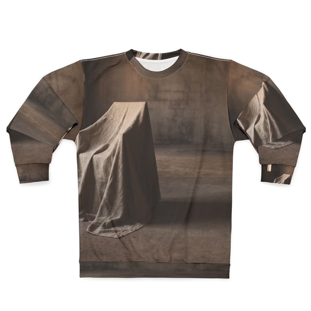 Men's Unisex Sweatshirt - Silent Chamber Shadowed Chair Art...