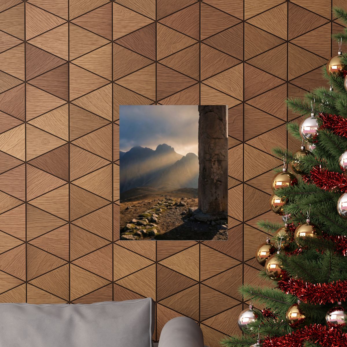Matte Vertical Posters - Mystic Monolith Ancient Persian......