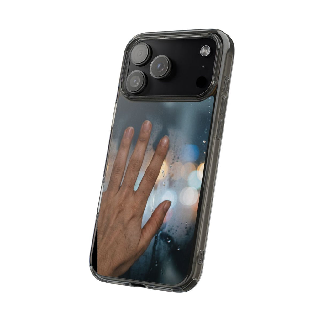 Rainy Window City Apple iPhone Clear Phone Case