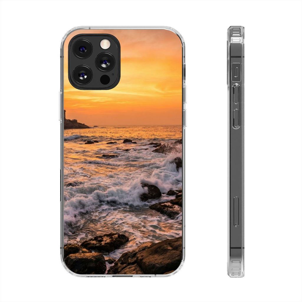 Clear Impact-Resistant Cases - Clear Phone Case - Golden...