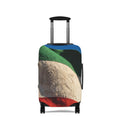 Luggage Cover - Vintage Persian Lion and Sun Flag Art |...