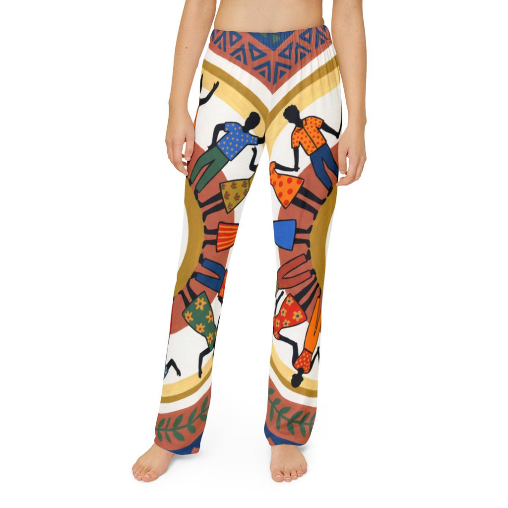 Kids Lounge Pants - Unity Mandala Folk Art | Echovira...