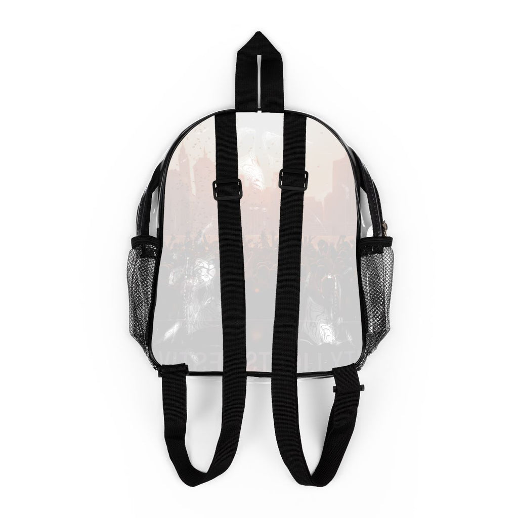 Clear Stadium Backpack - City Lights | Echovira Gallery