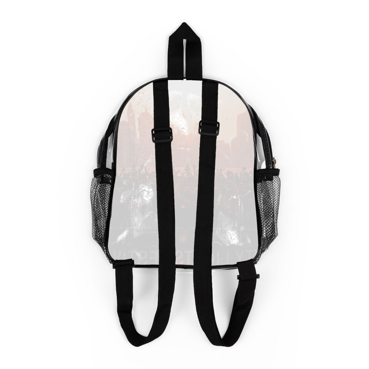 Clear Stadium Backpack - City Lights | Echovira Gallery