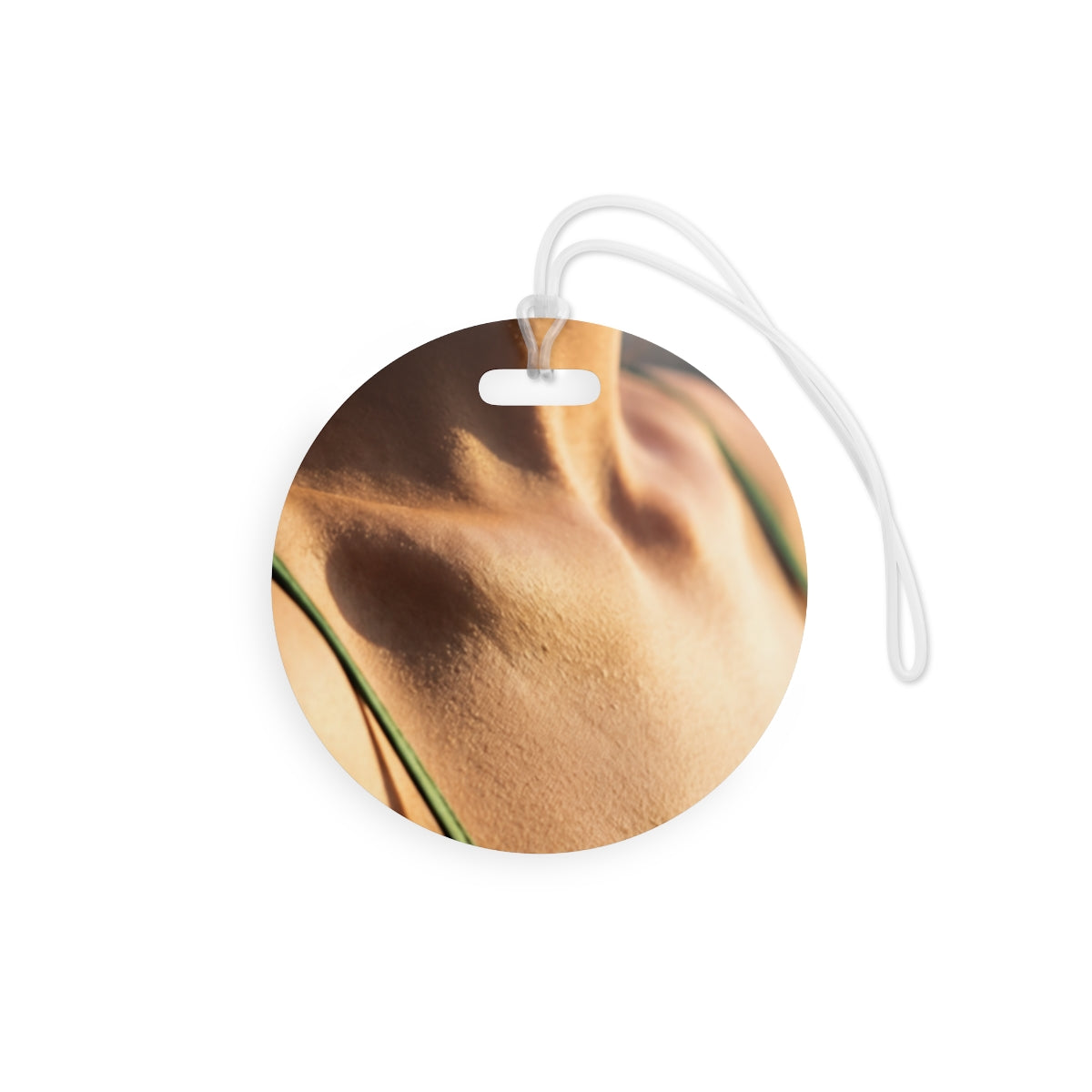 Golden Hour Luggage Tag - Emerald Sunset Tag | Echovira...