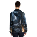 Women's Full-Zip Hoodie - Shadowed Sanctum Moody Bedroom......