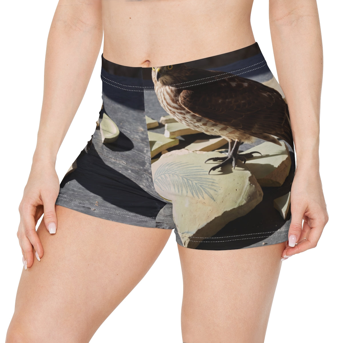 Women's Shorts - Sentinel on Broken Clay | Echovira Gallery