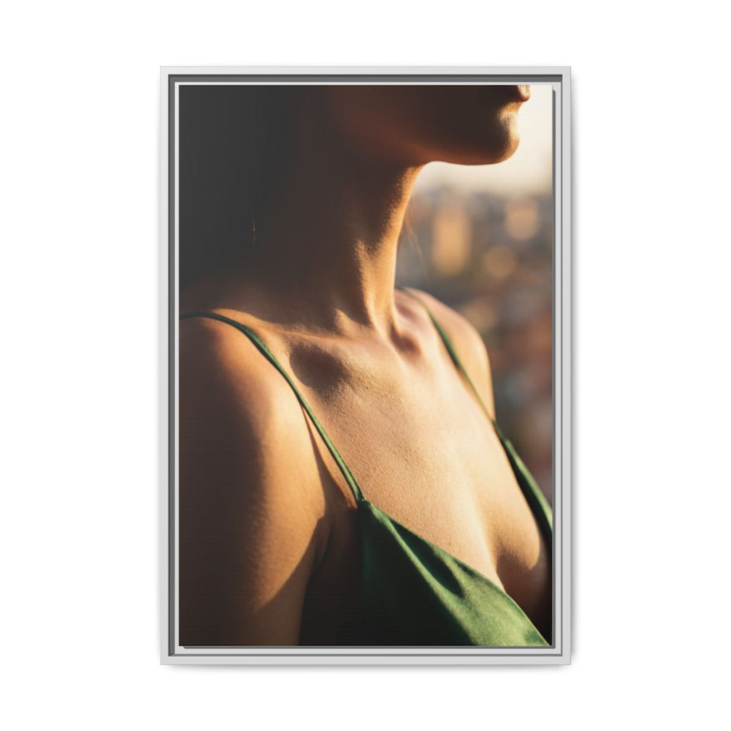 Framed Matte Canvas - Sunlit Muse