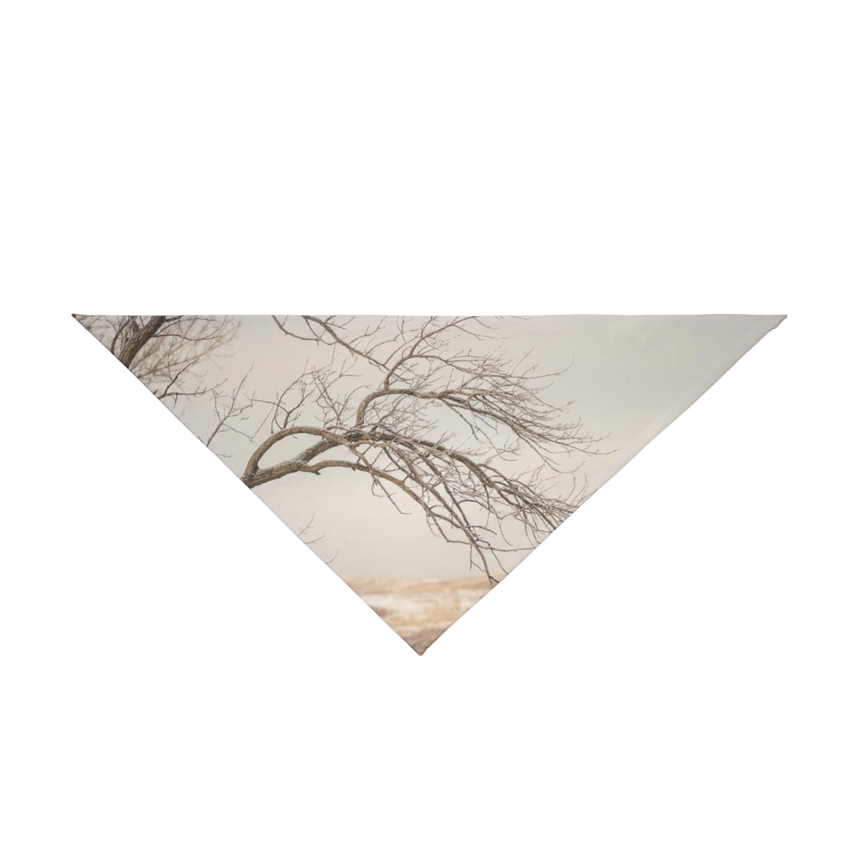 Pet Bandana - Winter Branch Solitude Landscape | Echovira...