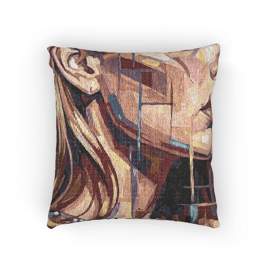 Woven Pillow - Shattered Elegance