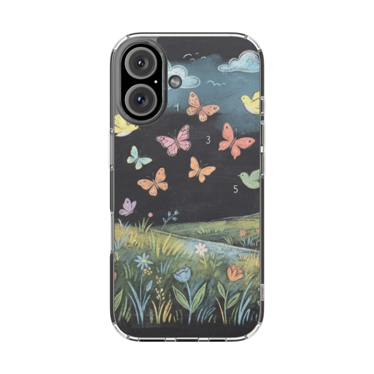 Clear Impact-Resistant Cases - Clear Phone Case - Meadow......