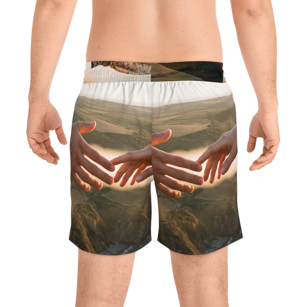 Men's Mid-Length Swim Shorts - The Infinite Touch | Ethereal...