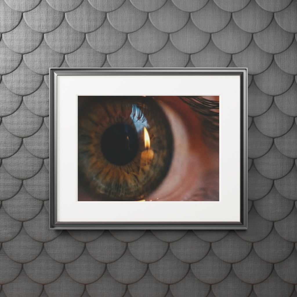 Fine Art Prints - Amber Iris Reflection Fine Art Print —......