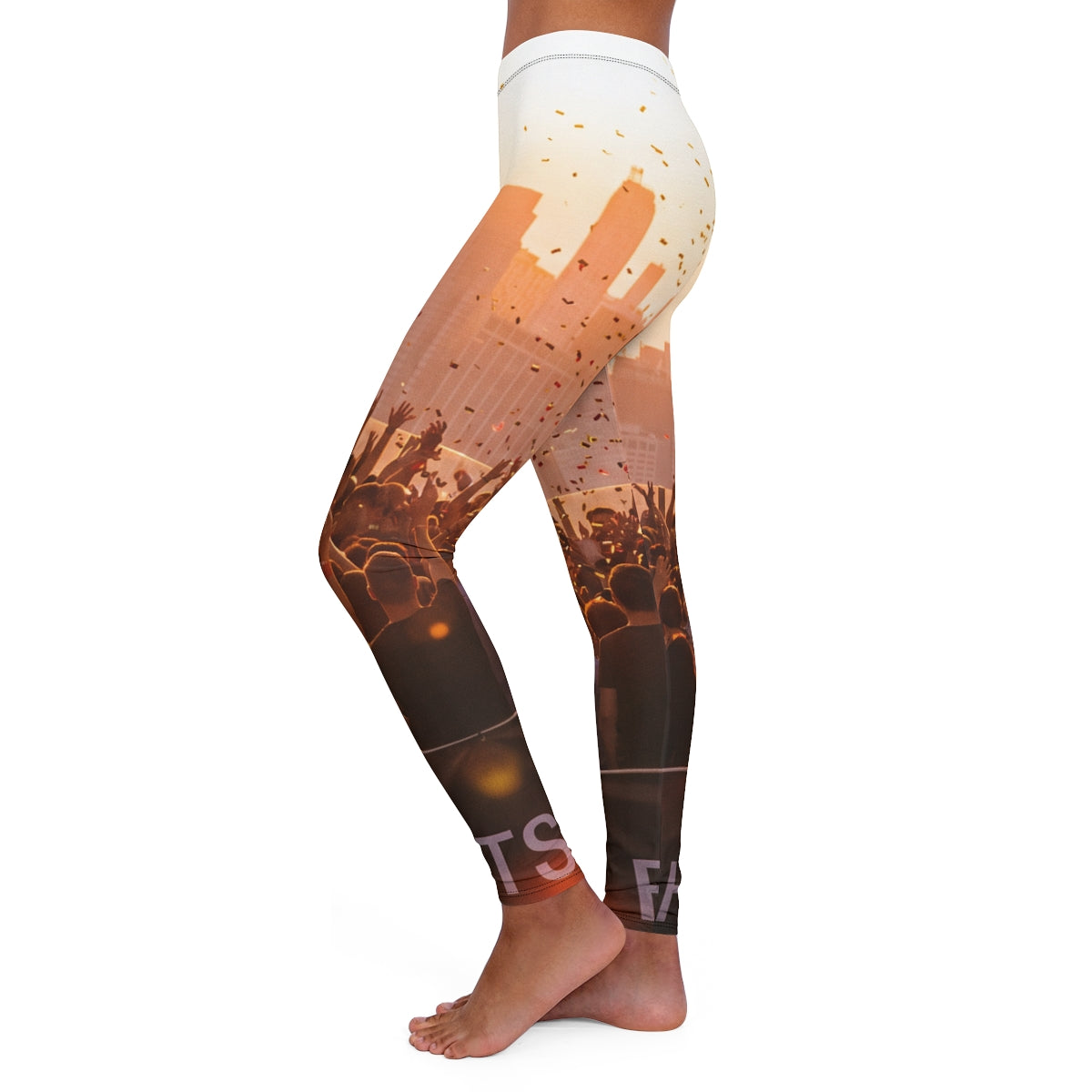 Women's Casual Spandex Leggings - City Lights | Echovira...