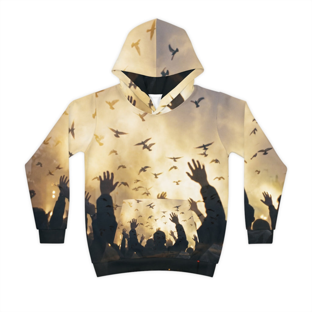 Children's Hoodie with Golden Solstice Art