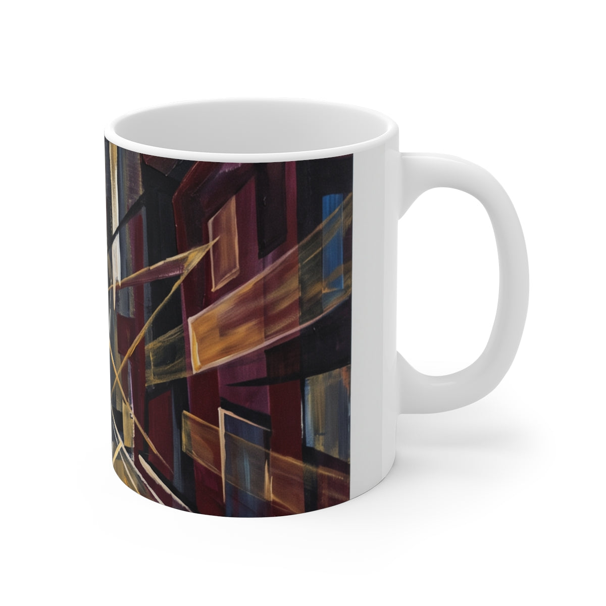 11oz White Mug - Urban Perspective | Echovira Gallery
