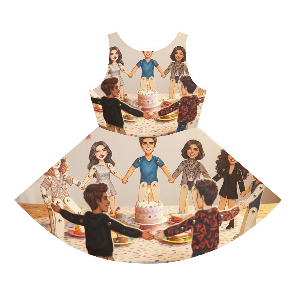 Girls' Sleeveless Sundress - Birthday Dance | Echovira...