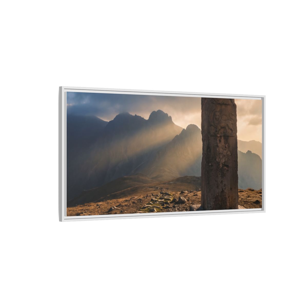 Framed Matte Canvas - Sun Peak