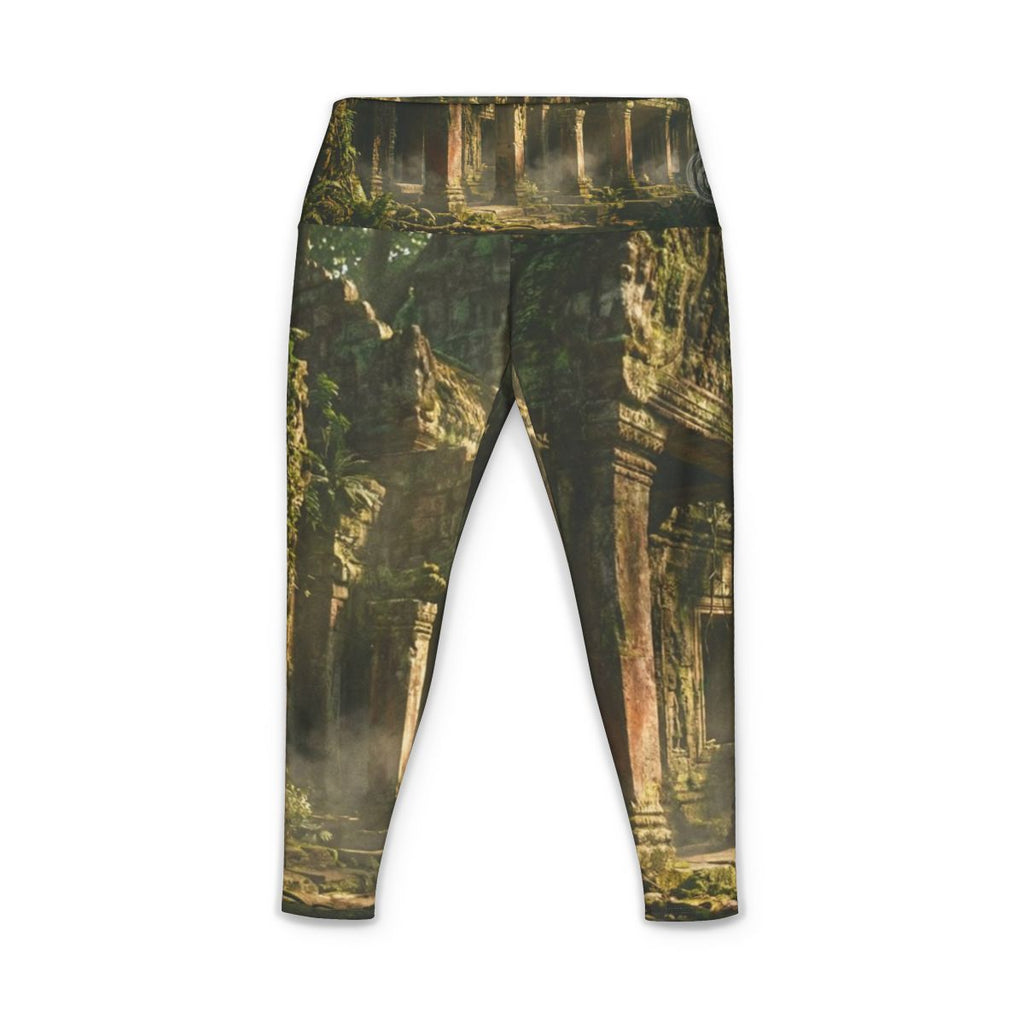 Women's Yoga Pants - Sacred Temple Flow | Echovira Gallery
