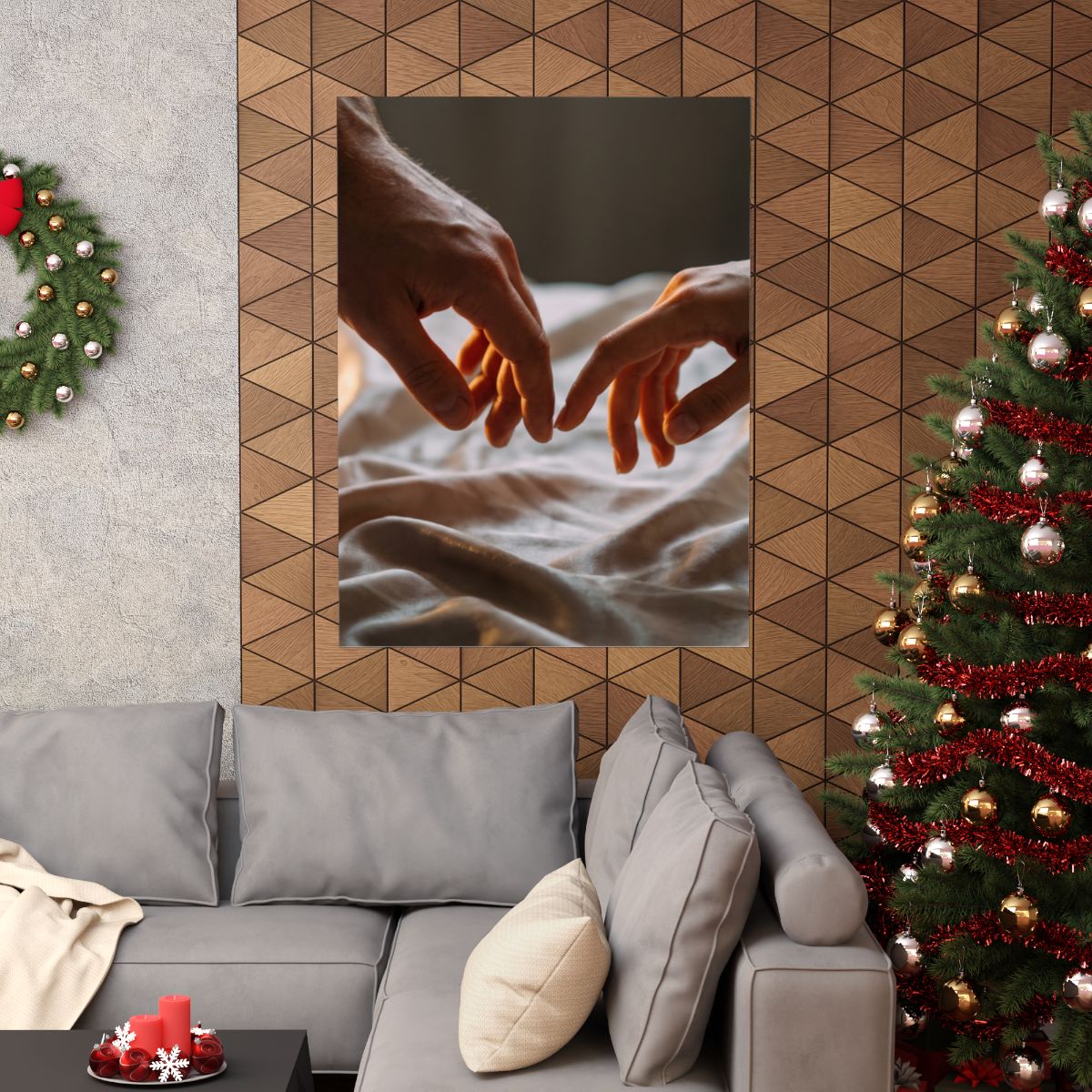 Matte Vertical Posters - Tender Touch (8×10 & 36×54) |...