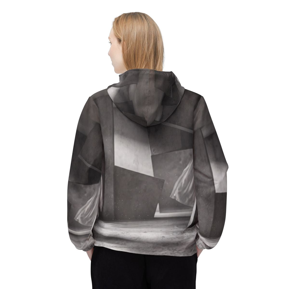 Windbreaker Jacket - Concrete Haven | Echovira Gallery