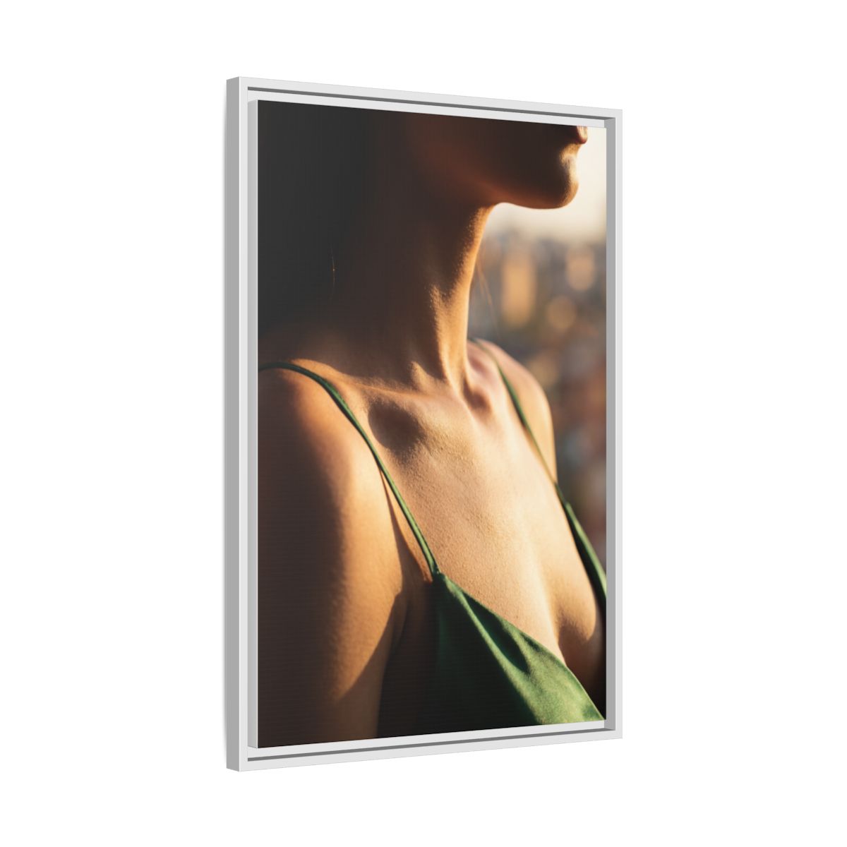 Framed Matte Canvas - Sunlit Muse