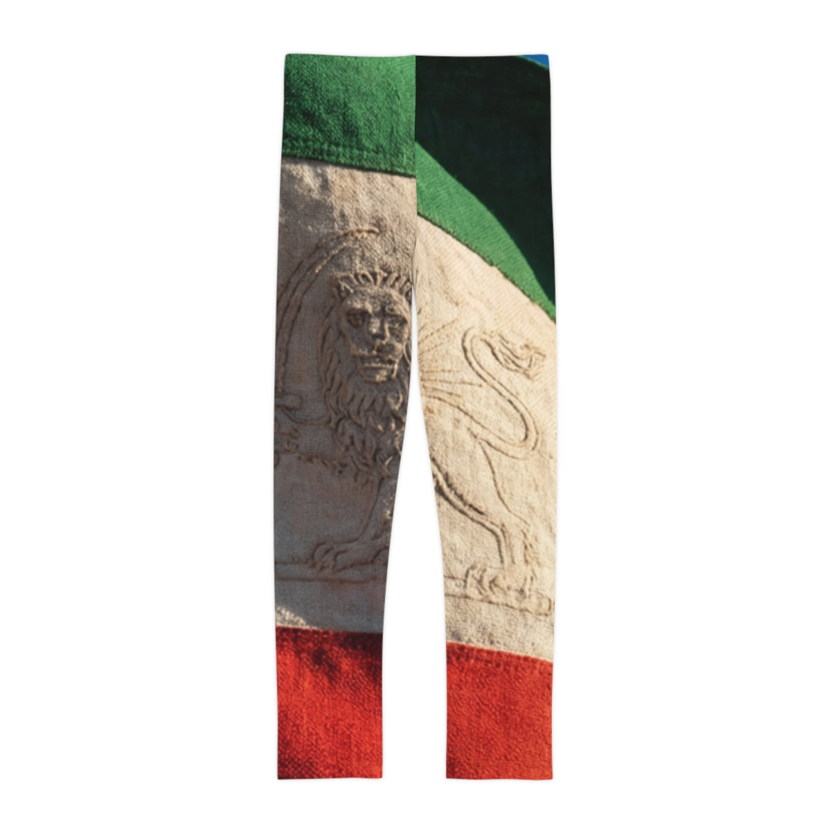 Kids Leggings - Vintage Persian Lion and Sun Heritage Flag |...