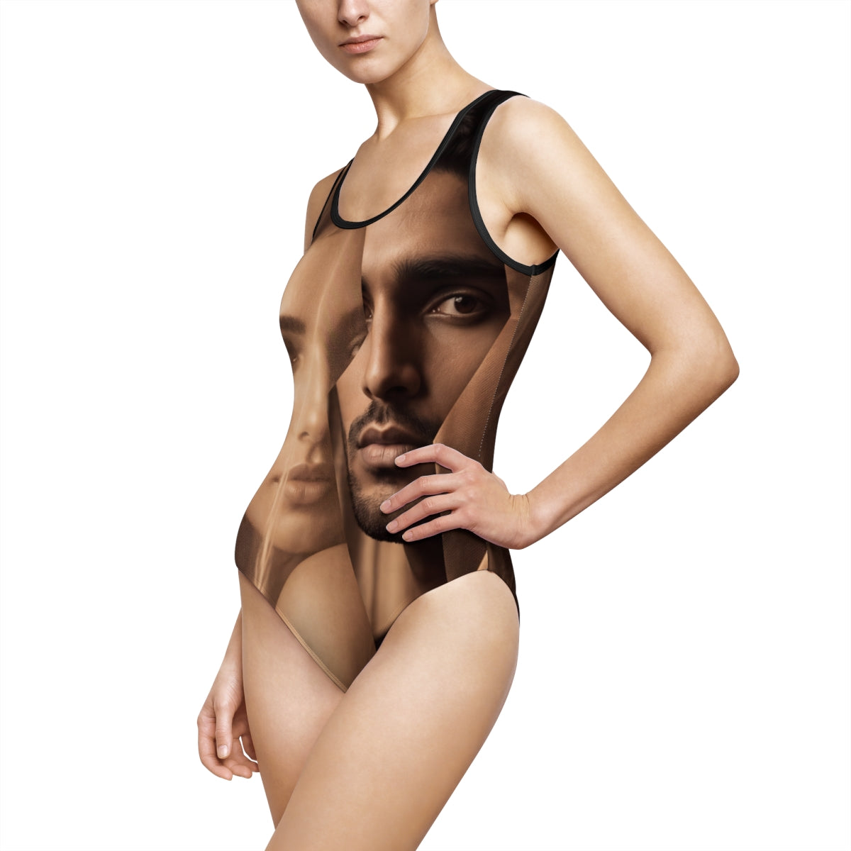 Women's Classic One-Piece Swimsuit - Veiled Reverie |...