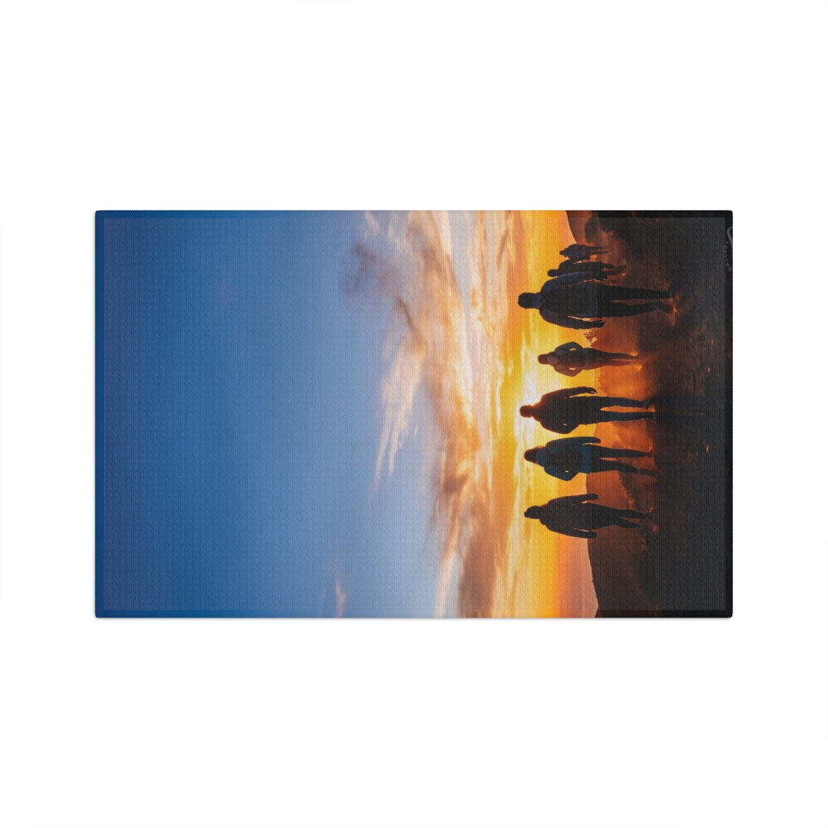 Microfiber Tea Towel - Sunset Ascent | Echovira Gallery