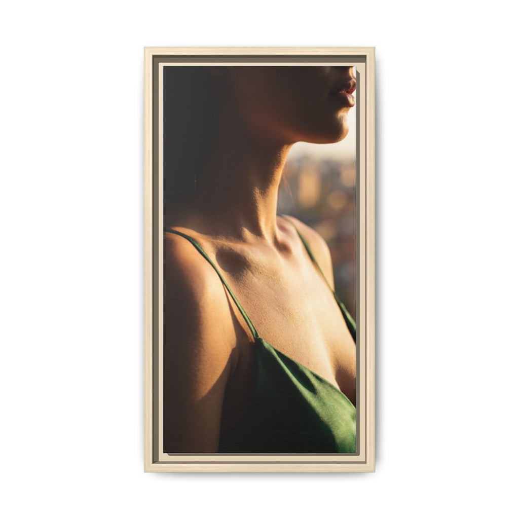 Framed Matte Canvas - Sunlit Muse