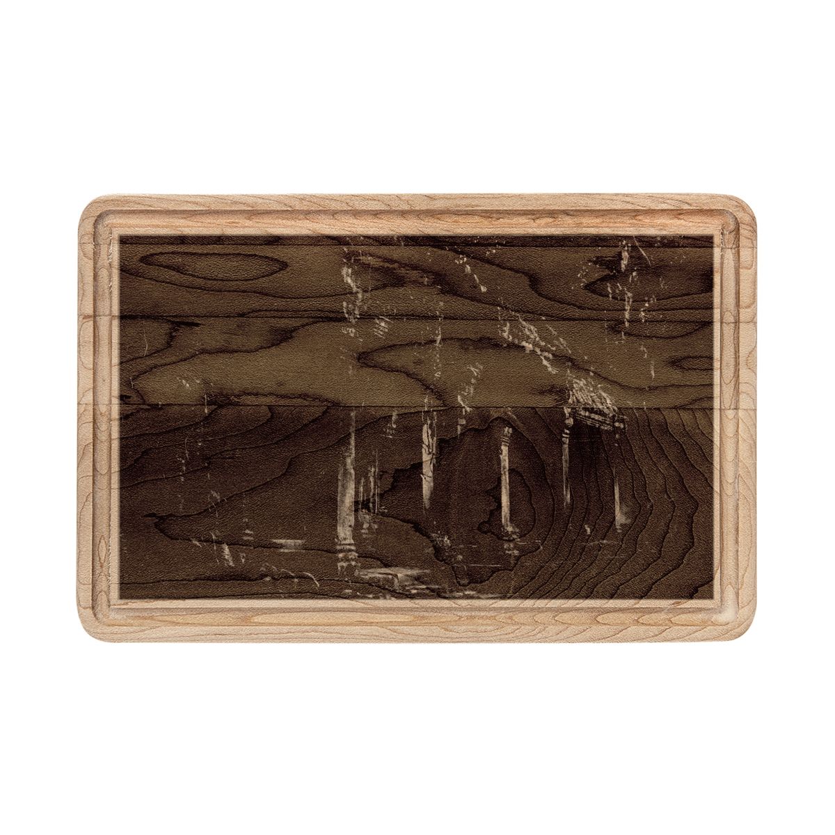 Wooden Cutting Board - Temple Sanctuary | Echovira Gallery