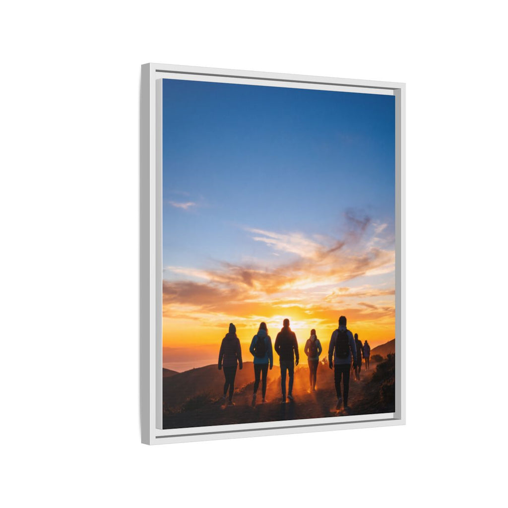Matte Canvas, Framed - Epic Dawn Trek