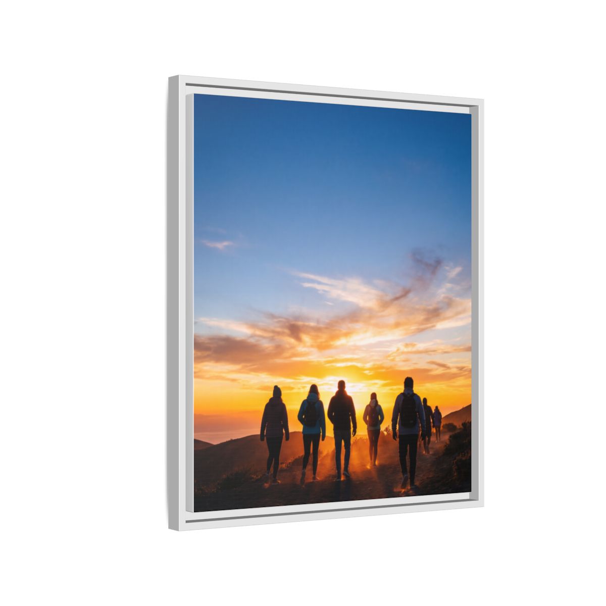Matte Canvas, Framed - Epic Dawn Trek