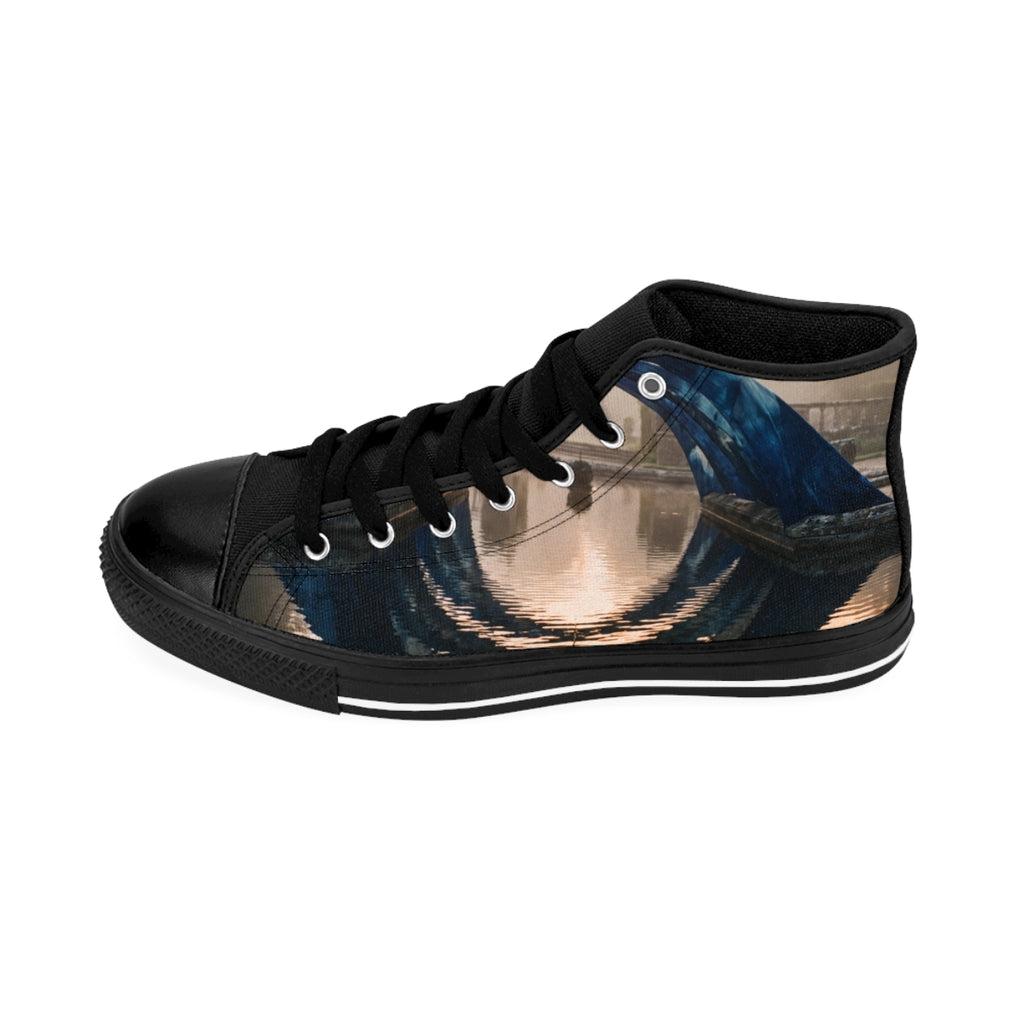 Women's Classic Sneakers with Surreal Arch Art