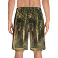 Men's Board Shorts - Temple Sanctuary | Echovira Gallery