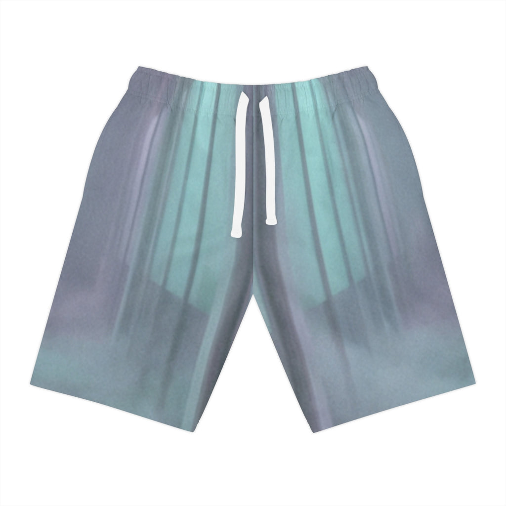 Men's Athletic Long Shorts - Liminal Fog Office | Echovira...