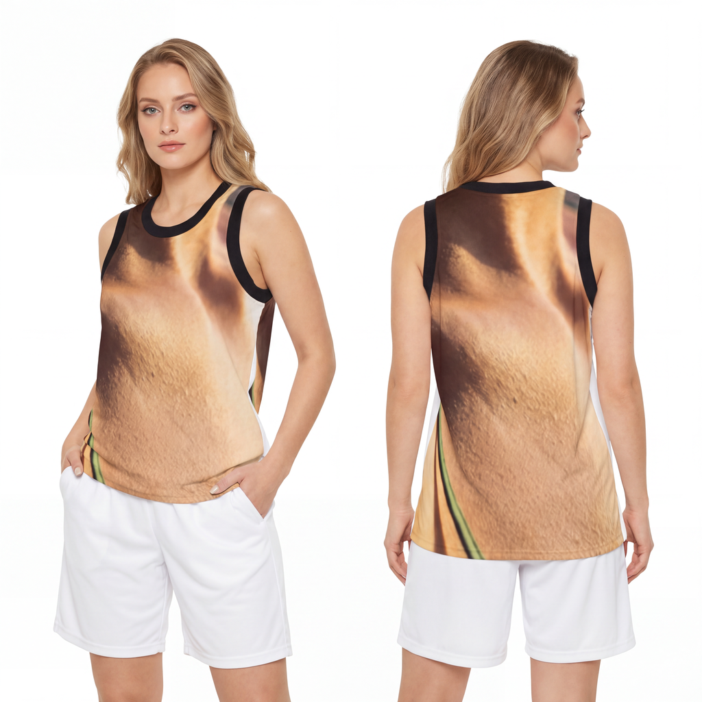 Golden Hour Basketball Jersey - Emerald Sunset | Echovira...