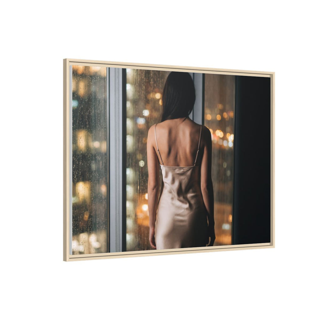 Framed Matte Canvas - Cinematic Nights — Natural / 1.25"