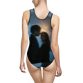 Women's Classic One-Piece Swimsuit - Midnight Shadows... |...