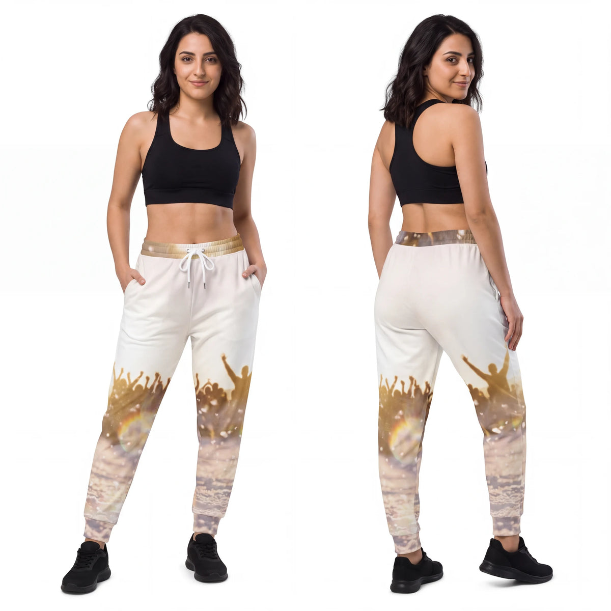 Women's Athletic Joggers Golden Hour Art