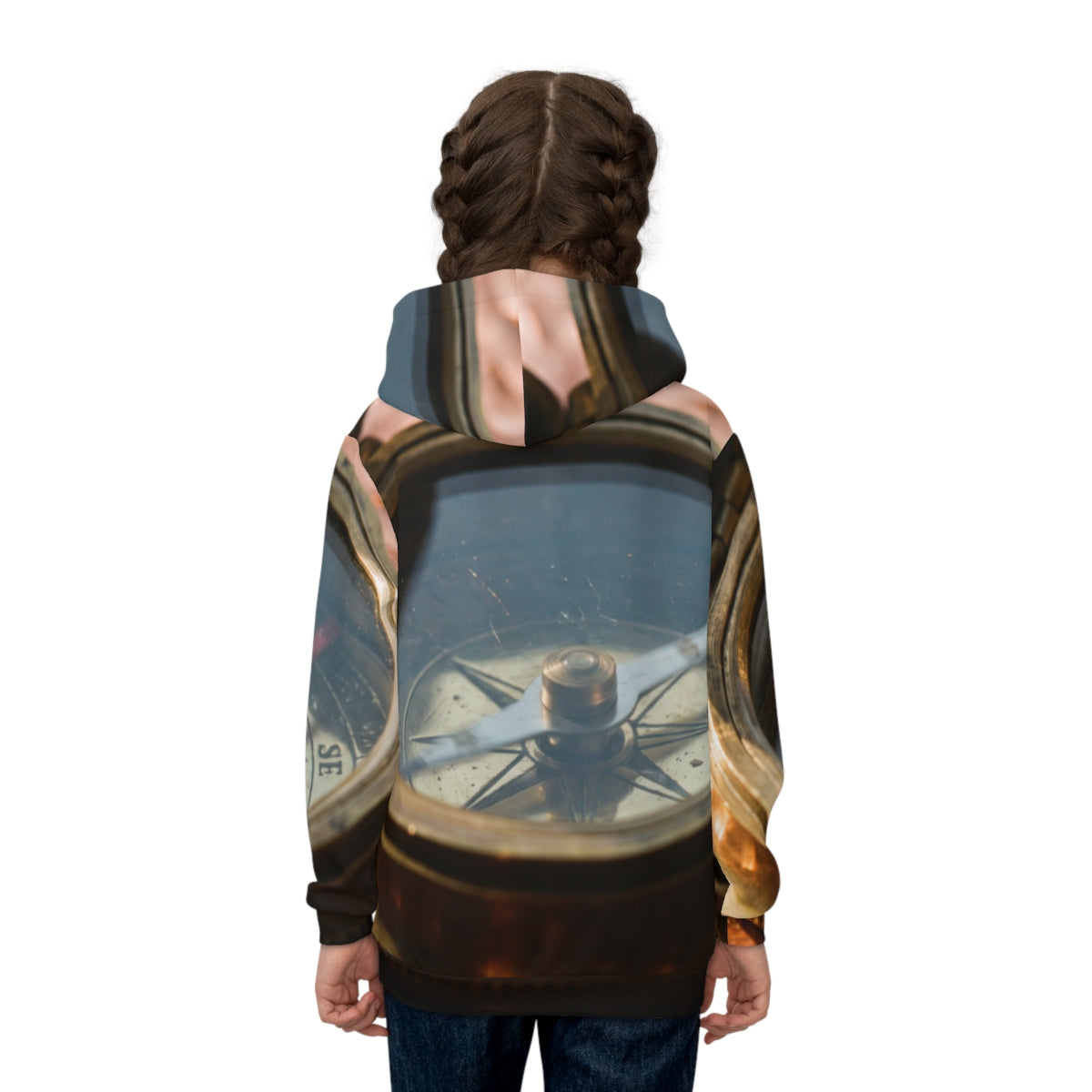 Kids Brass Compass Hoodie